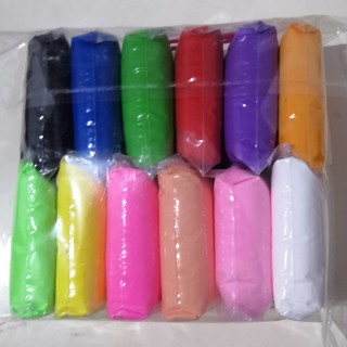 Combo 12 màu đất sét tự khô loại 400gr dùng trong handmade/DIY/chibi...