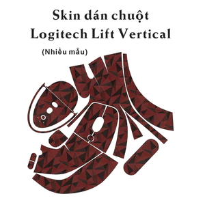 Skin dán chuột Logitech Lift Vertical in hình theo yêu cầu | Film 3M | Custom miếng dán theo yêu cầu