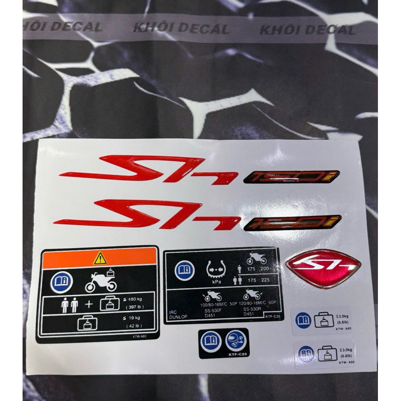 Bộ tem sh ý phản quang 3M