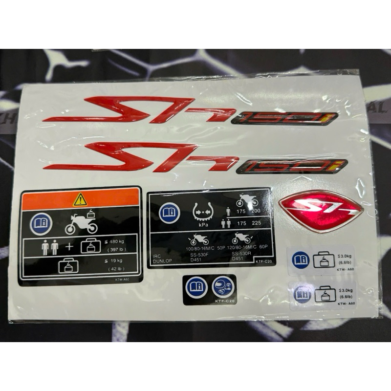 Bộ tem sh ý phản quang 3M