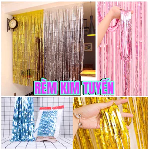 RÈM KIM TUYẾN đủ màu ( 1 cuộn rộng 1m cao 2m)