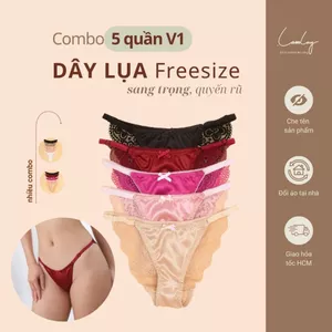 Combo 5 Quần Lót Dây Lụa Nữ Điều Chỉnh Tiện Dụng LAM LUY