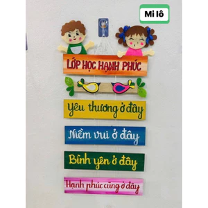 LỚP HỌC HẠNH PHÚC GỔ