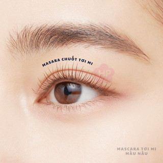 Mascara Màng Film Chuốt Tơi, Không Trôi Dày Rậm Làn Mi Mỏng Kissme Micro Advanced Film Màu Nâu(4.5g)