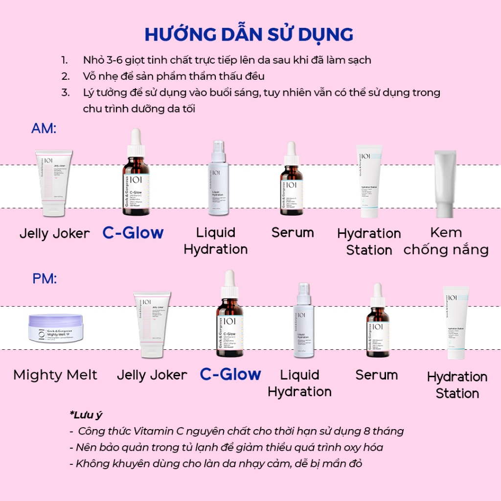 Tinh Chất Làm Sáng, Chống Oxy Hóa, Căng Bóng Da Geek&Gorgeous C-Glow 15% Vitamin C 30ml | BigBuy360 - bigbuy360.vn
