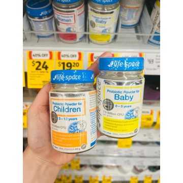 Men Vi Sinh Hỗ Trợ Tiêu Hoá Cho Bé 0-3 Tuổi Và 3-12 Tuổi - Probiotic Powder For Baby/Children 40g Úc