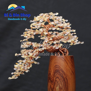 DV4 - Đá Vụn Tự Nhiên Khoan Lỗ Làm Phụ Kiện Trang Sức, Cây Bonsai Handmade