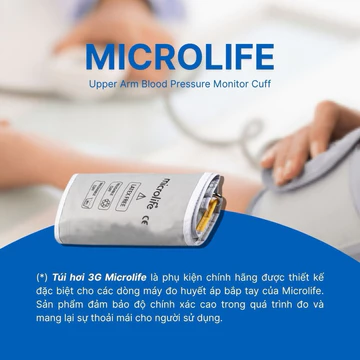Túi hơi vòng bít máy đo huyết áp Microlife chính hãng - Tương thích A6 Basic, A2 Basic, A5 NFC, A2 Classic, 3NZ1-1P