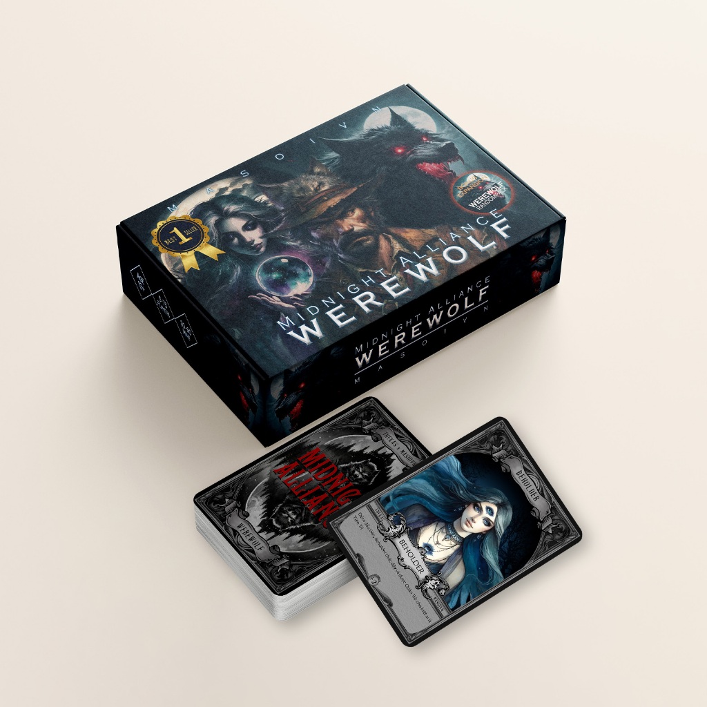 Bộ Bài Ma Sói Midnight Alliance Dread Wolf Pact 90 Lá Tiếng Việt Giấy Cứng Chơi Nhóm