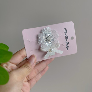 Kẹp hoa kim sa handmade xinh xắn cho bé