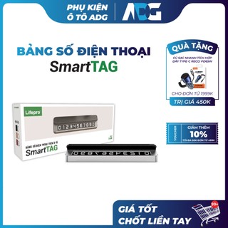 Bảng số điện thoại thông minh dành cho ô tô Lifepro SmartTAG | Phụ kiện ô tô ADG