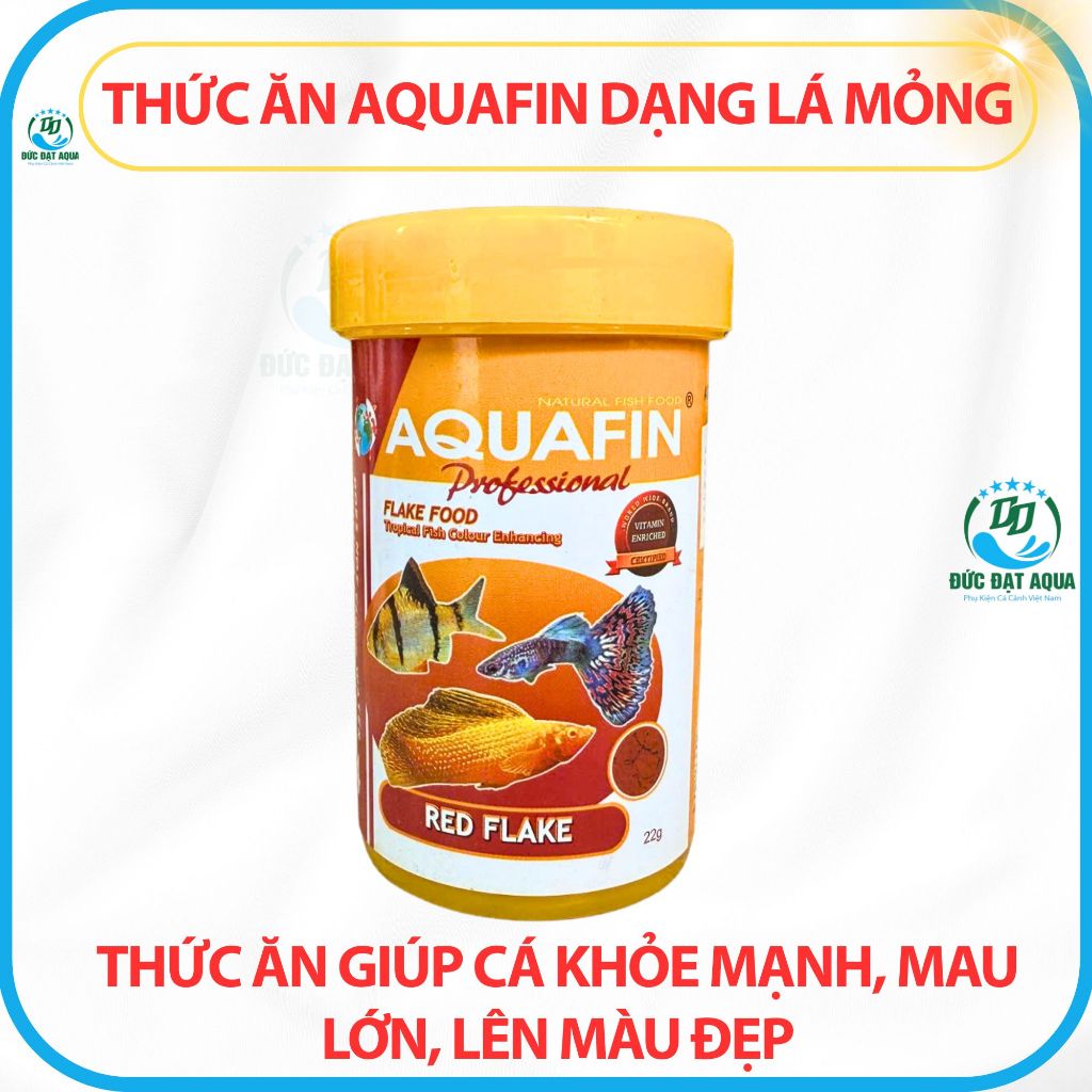 cám lá aquafin chuyên giành cho cá miệng nhỏ thức ăn giúp cá khỏe mạnh, mau lớn 7
