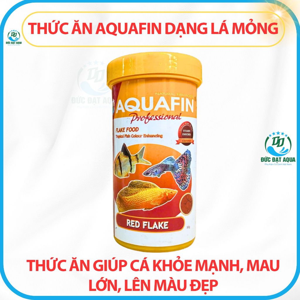cám lá aquafin chuyên giành cho cá miệng nhỏ thức ăn giúp cá khỏe mạnh, mau lớn 6