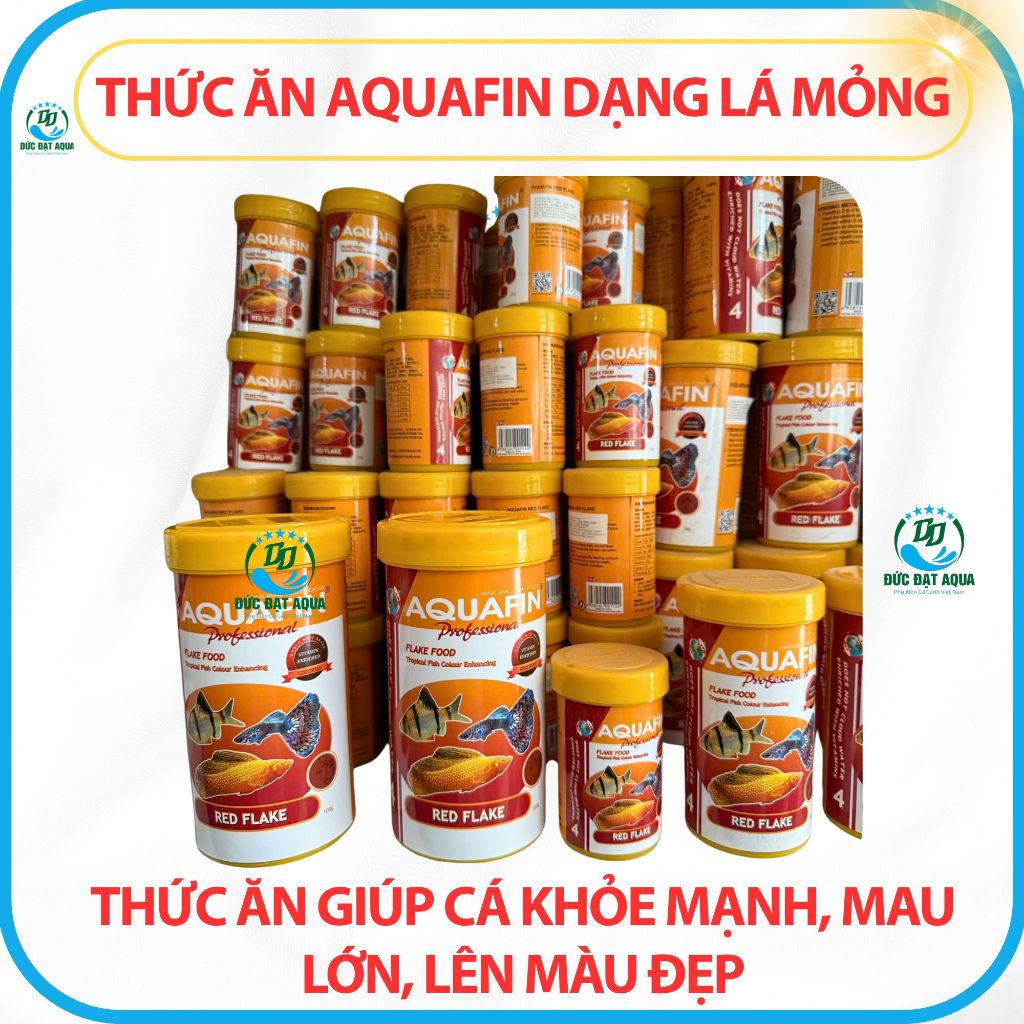 cám lá aquafin chuyên giành cho cá miệng nhỏ thức ăn giúp cá khỏe mạnh, mau lớn 2