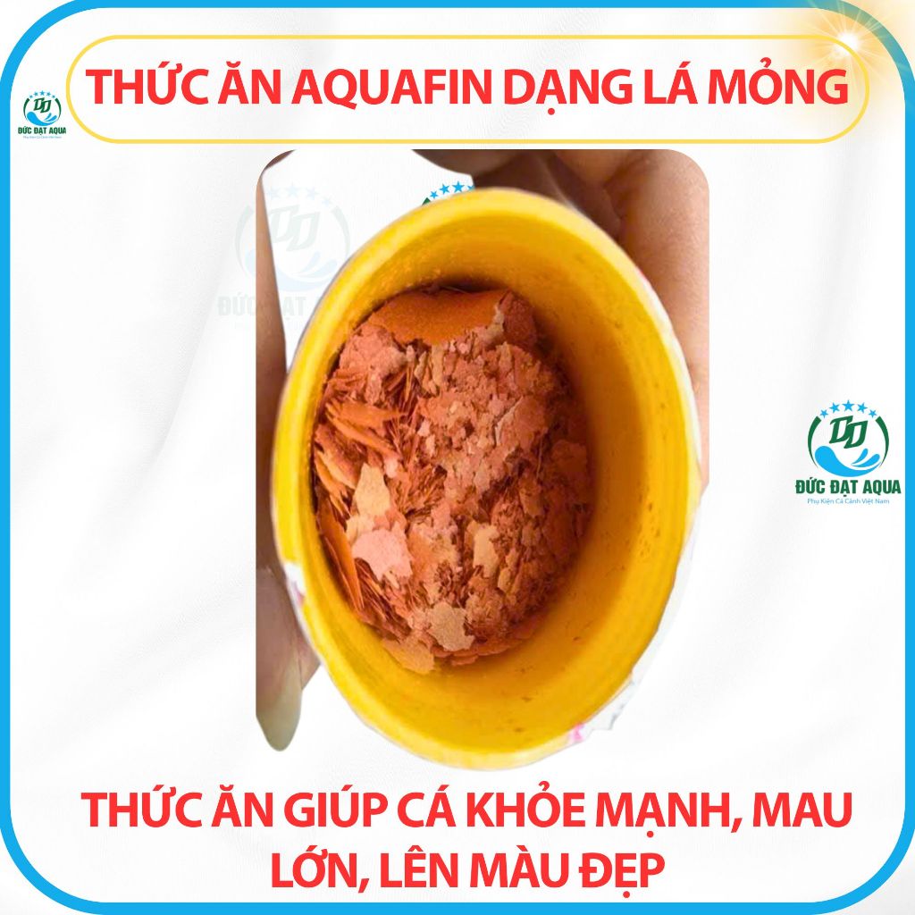 cám lá aquafin chuyên giành cho cá miệng nhỏ thức ăn giúp cá khỏe mạnh, mau lớn 8