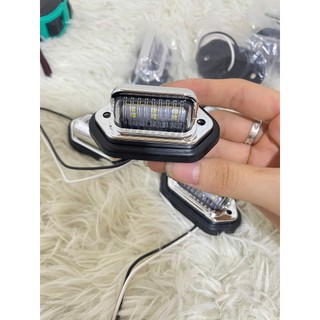 COMBO 5 đèn led soi biển số xe tải mạ Crom