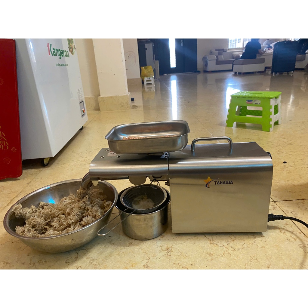 Máy Ép Dầu Thực Vật Cao Cấp TAHAWA Nhật Bản TH-888A -Bảo Hành chính hãng 2 Năm -Ép Dầu Nguyên Chất Tại Nhà,ép kiệt bã