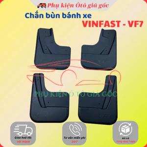 Chắn bùn xe Vinfast VF7 - MẪU 3D - Hàng nhựa ABS cao cấp, Cả bộ 4 bánh + kèm ốc bắt vít