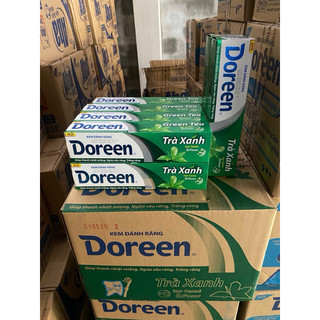 Kem Đánh Răng Doreen Trà Xanh 180g - Khoẻ Men Răng, Trắng Răng: Chính Hãng