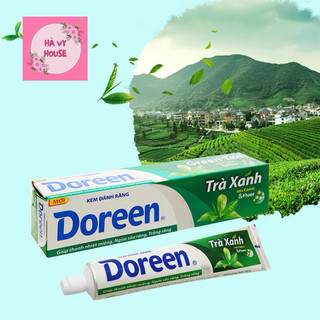 Kem Đánh Răng Doreen Trà Xanh 180g - Khoẻ Men Răng, Trắng Răng: Chính Hãng