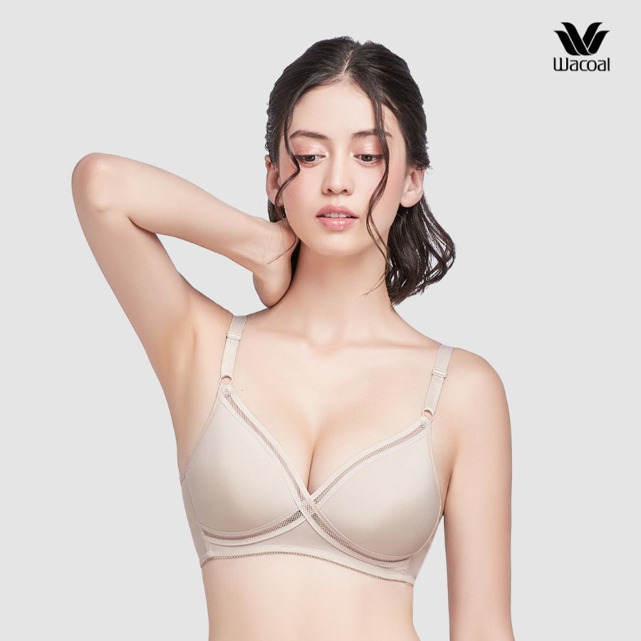 Combo 2 áo lót Wacoal ILB3213 Magic X Coolness không gọng thoải mái mút mỏng LB3213