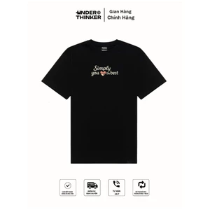 Áo Thun Nam Nữ SIMPLY Thoáng Mát Unisex Phông Tay Lỡ Cổ Tròn Cotton | UNDER THINKER