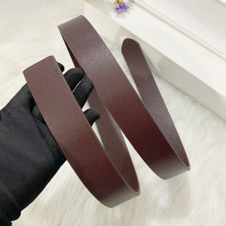 Dây lưng nam da bò nguyên miếng trơn không kèm mặt bản 3.5cm dùng cho khoá lăn hoặc bấm lỗ