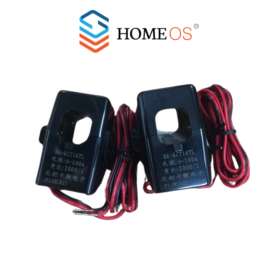 BK - KCT16TL Cuộn biến áp lõi chia cảm biến dòng điện cho đồng hồ đo năng lượng 100A, tần số 2000/1