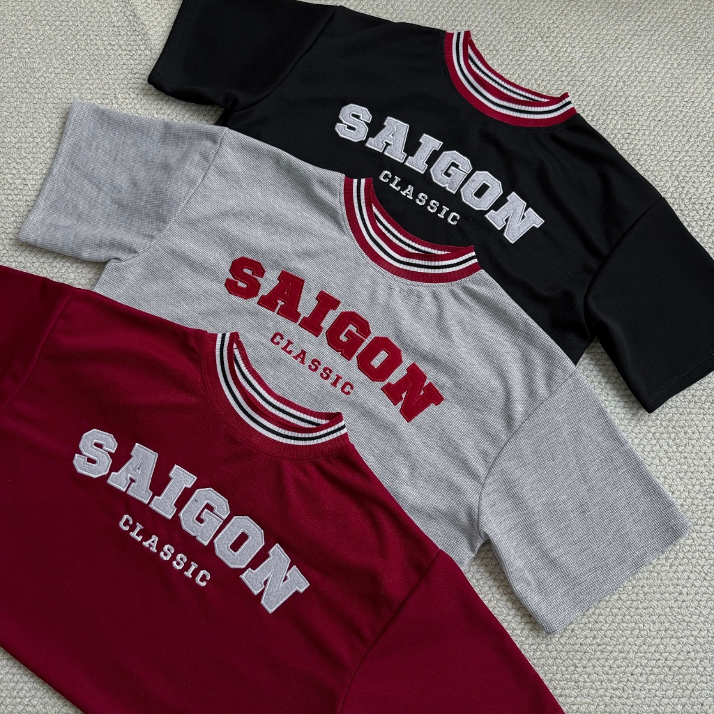 [CÓ TÁCH SET] Áo thun form Boxy WAFFLE SAIGON FFCLUB