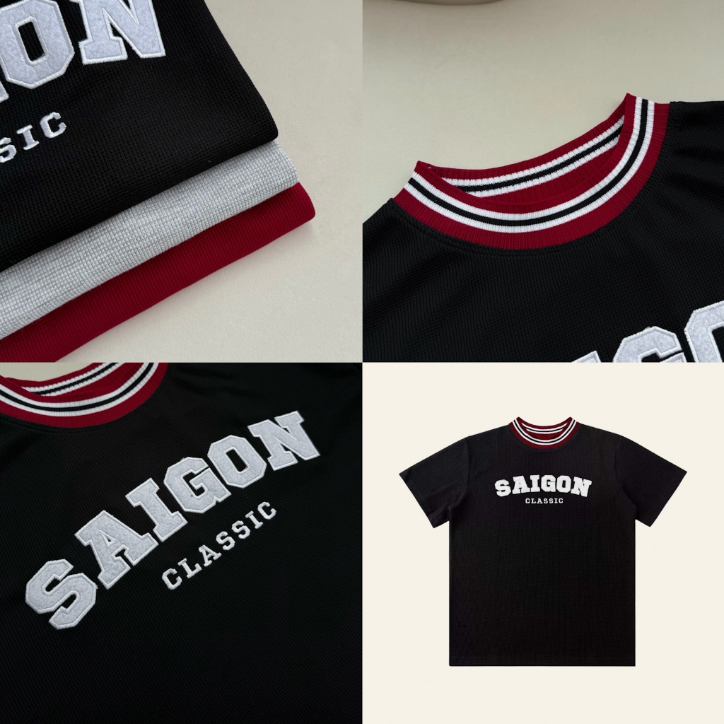 [CÓ TÁCH SET] Áo thun form Boxy WAFFLE SAIGON FFCLUB