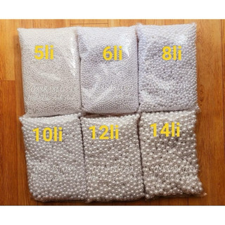 [Có Lỗ] 0.5kg-1kg Hạt Ngọc Trai 3-20mm Làm Trang Sức Handmade Pearl Beads DIY Jewelry Handmade Supplies