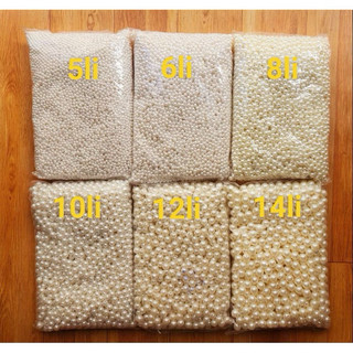 [Có Lỗ] 0.5kg-1kg Hạt Ngọc Trai 3-20mm Làm Trang Sức Handmade Pearl Beads DIY Jewelry Handmade Supplies