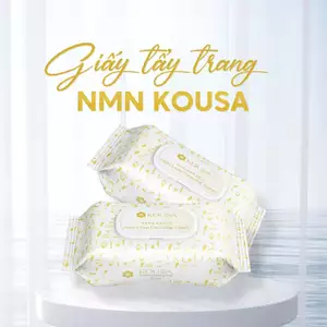 Giấy tẩy trang NMN KOUSA sạch sâu cấp ẩm hỗ trơ dưỡng sáng da