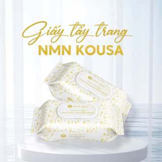 Giấy tẩy trang NMN KOUSA sạch sâu cấp ẩm hỗ trơ dưỡng sáng da