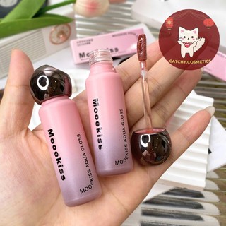 [MOOEKISS] Son Bóng Mooekiss Vỏ Hồng Aqua Gloss, Hiệu Ứng Môi Căng Mọng, 2.1g