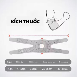 Đệm bảo vệ khuỷu tay ECOFIT - 7941 cố định khuỷu tay, phù hợp gym, Pickleball, các môn thể thao