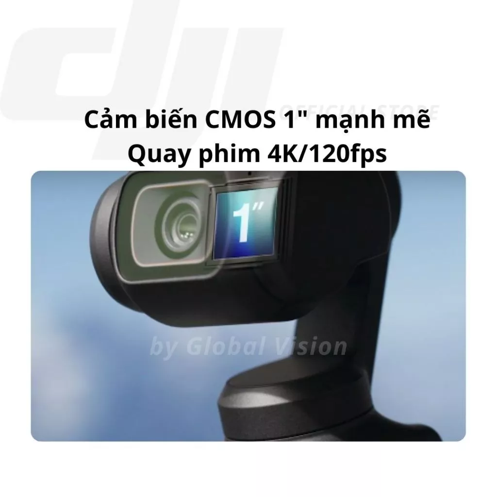 DJI Osmo Pocket 3 gimbal tích hợp camera chất lượng 4K 120fps - Hàng chính hãng