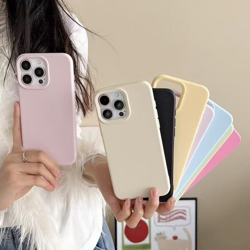 Ốp Lưng iPhone TPU Mềm Chống Bẩn, Lót Nhung, Bảo Vệ Camera - IP 7/8/X/XS/11/12/13/14/15/16/17/Plus/Pro/Max (Không LOGO)