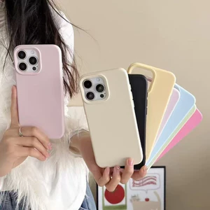 Ốp Lưng iPhone TPU Mềm Chống Bẩn, Lót Nhung, Bảo Vệ Camera - IP 7/8/X/XS/11/12/13/14/15/16/17/Plus/Pro/Max (Không LOGO)