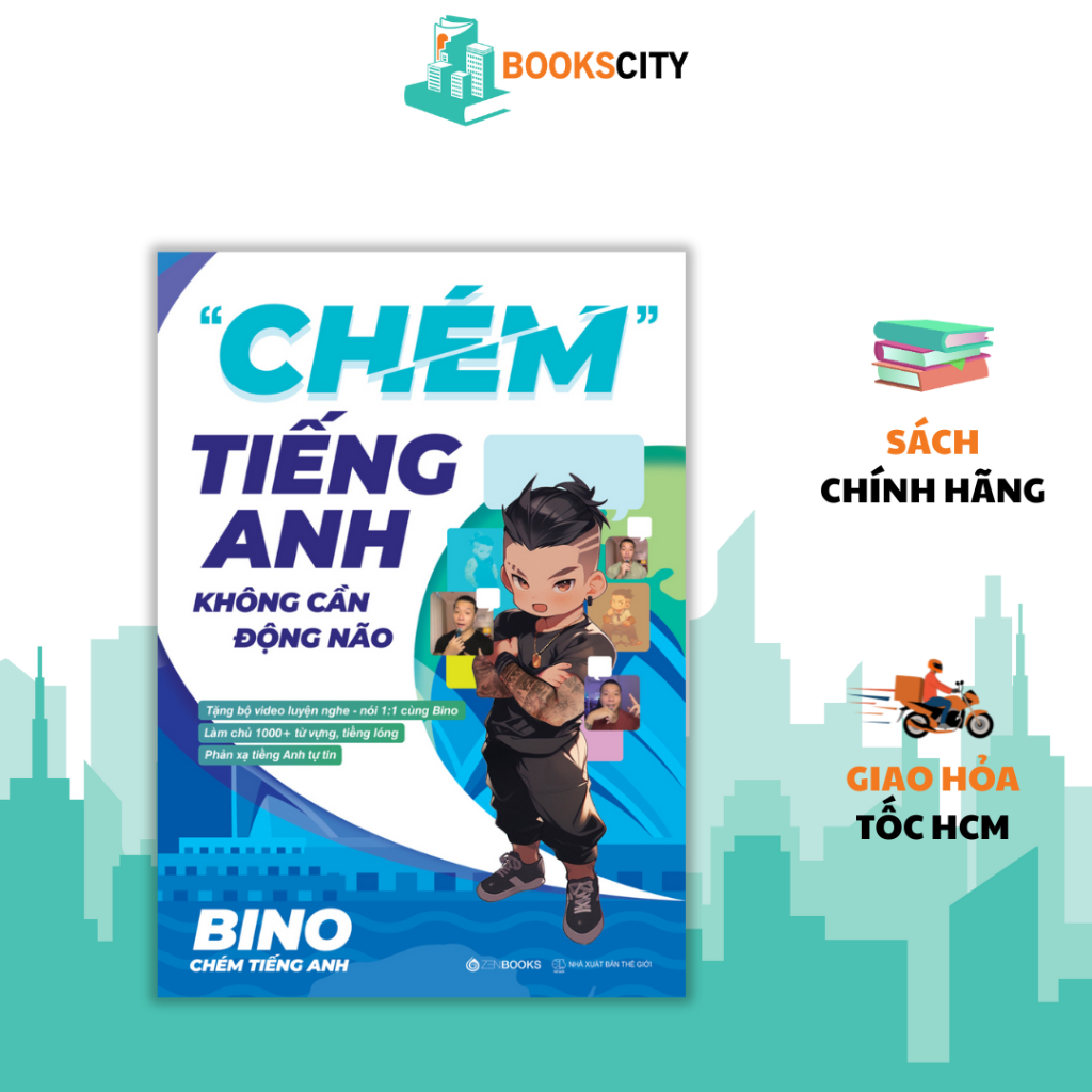 Combo Sách - Chém Tiếng Anh Không Cần Động Não + Đối Đáp Tiếng Anh Không Cần Nghĩ