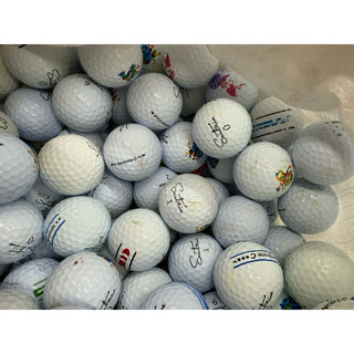 Bóng golf cũ Santine có xước vẫn trắng sáng đẹp 85%