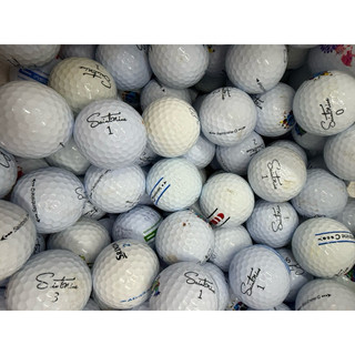 Bóng golf cũ Santine có xước vẫn trắng sáng đẹp 85%