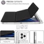 Bao da DIY IPad Chống Sốc Cao Cấp Màu Pastel Mặt Lưng Silicone Trong Mờ，Có Khay Đựng Bút,Cho iPad