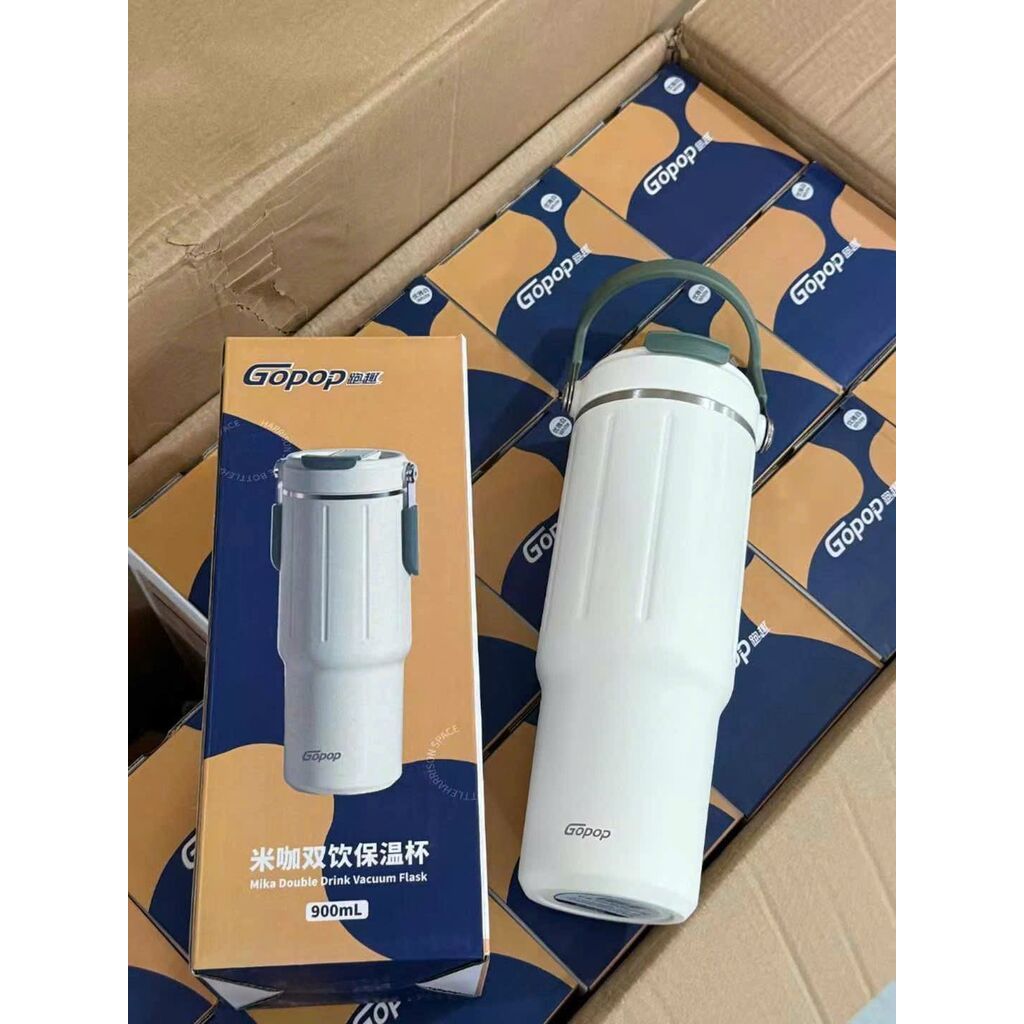Bình Giữ Nhiệt Gopop Mika Double Drink | 900ml