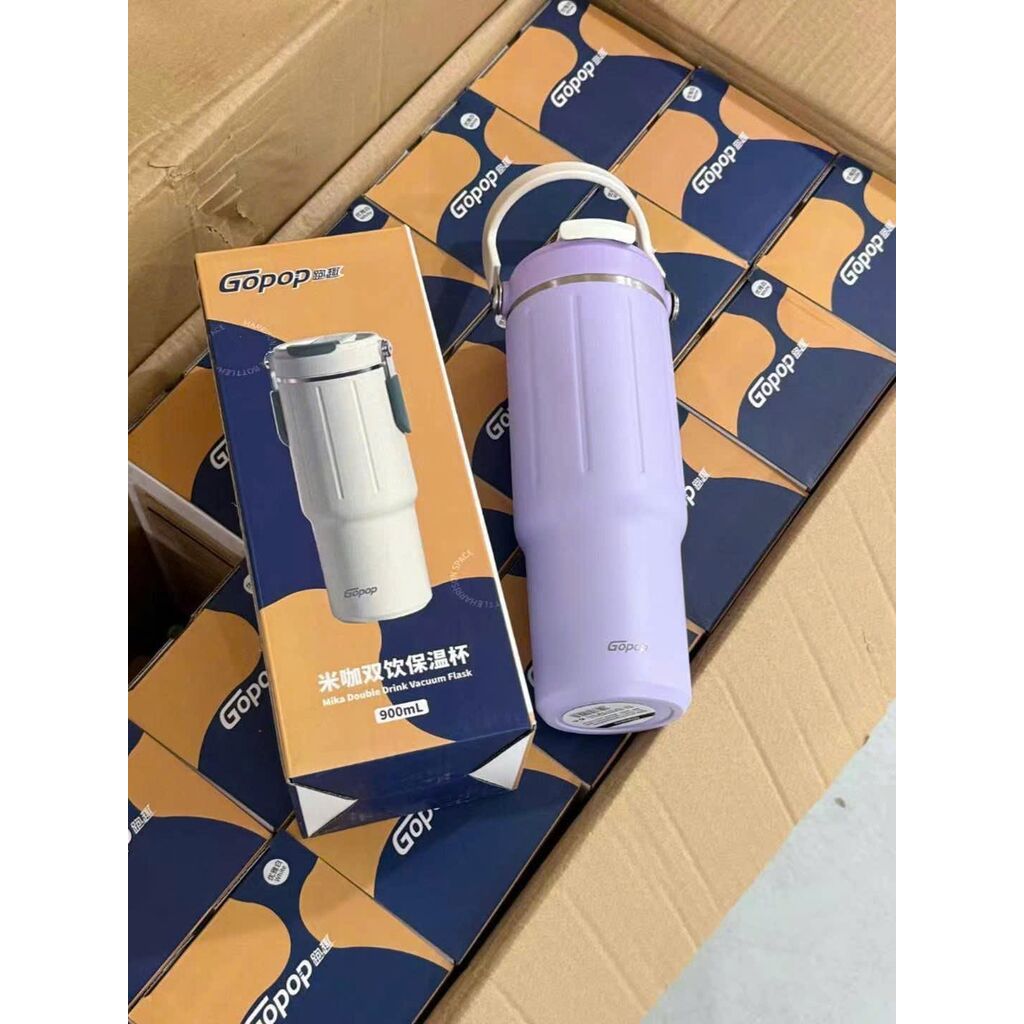 Bình Giữ Nhiệt Gopop Mika Double Drink | 900ml