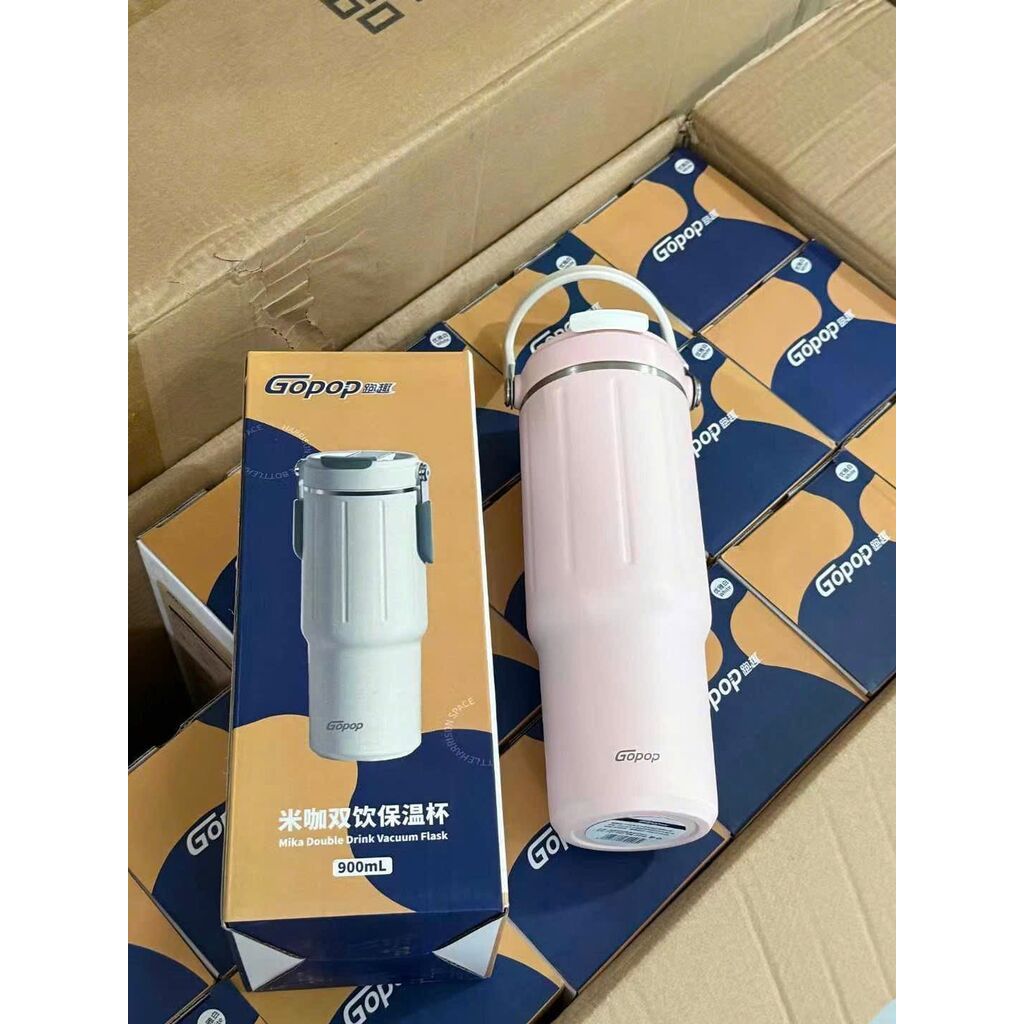 Bình Giữ Nhiệt Gopop Mika Double Drink | 900ml