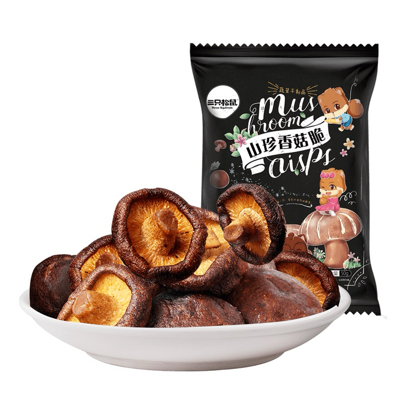 Nấm Truffle đen giòn ăn vặt siêu ngon của Three Squirrels hãng 3 con sóc