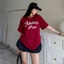 SET ÁO THUN FORM RỘNG WAFFLE LOGO THÊU PRIVE MIX