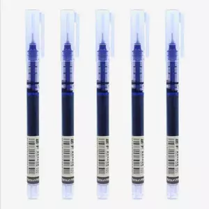 Combo 50 Bút G-03 ống mực lớn, ngòi 0.5mm, 3 màu đen xanh đỏ viết mực đẹp nét đều văn phòng phẩm