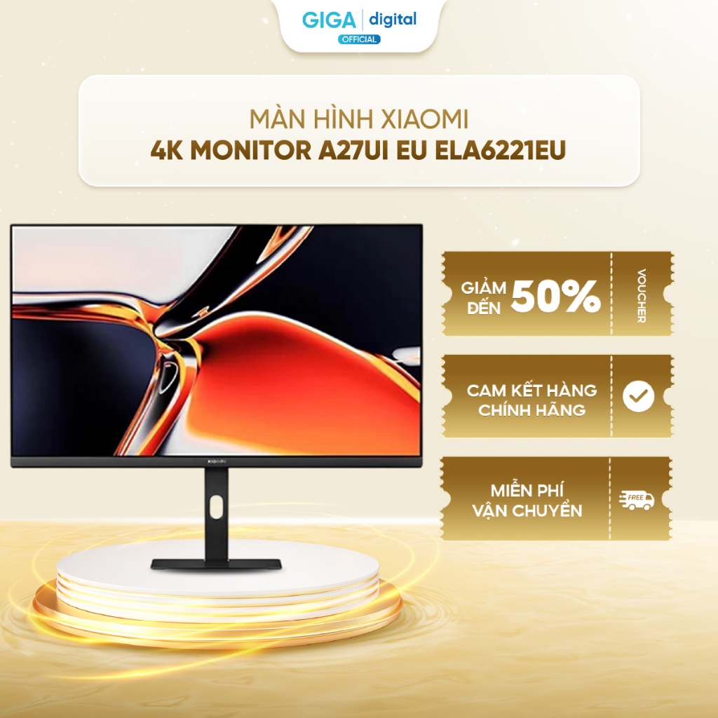 Màn hình vi tính Xiaomi 4K Monitor A27Ui EU ELA6221EU IPS 27inch ...